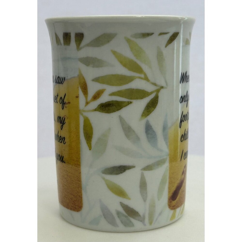 Footprints In The Sand Bay Island Coffee Mug Cup Scripture Religious Jesus Lord - Picture 2 of 8